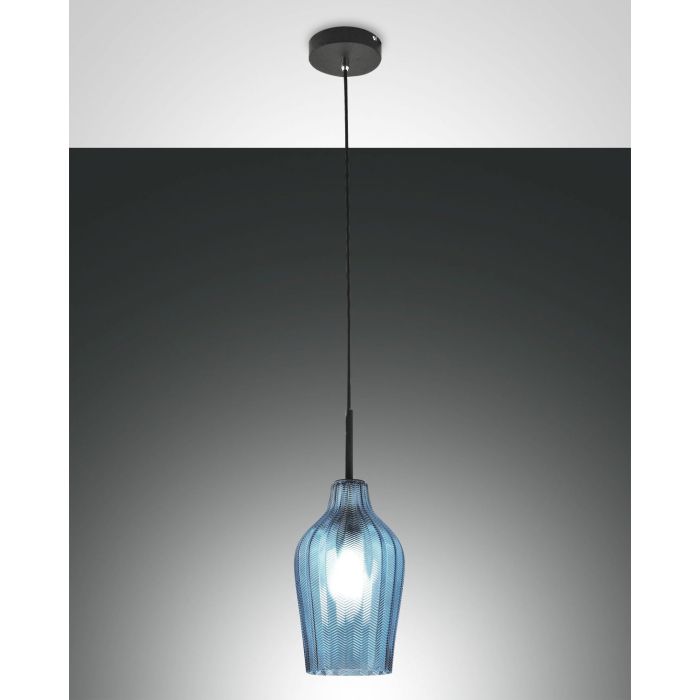 Fabas Luce Pendelleuchte STINTINO Azurblau 3724-40-244 Fabas Luce Pendelleuchte STINTINO Azurblau 3724-40-244