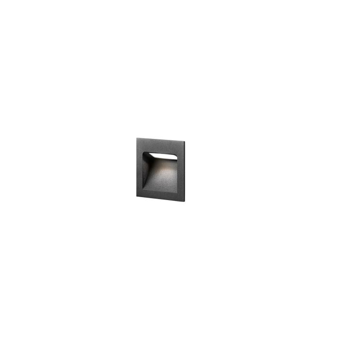 Light-Point LED-Wandeinbauleuchte DELI 9x9cm schwarz 260881 Light-Point LED-Wandeinbauleuchte DELI 9x9cm schwarz 260881