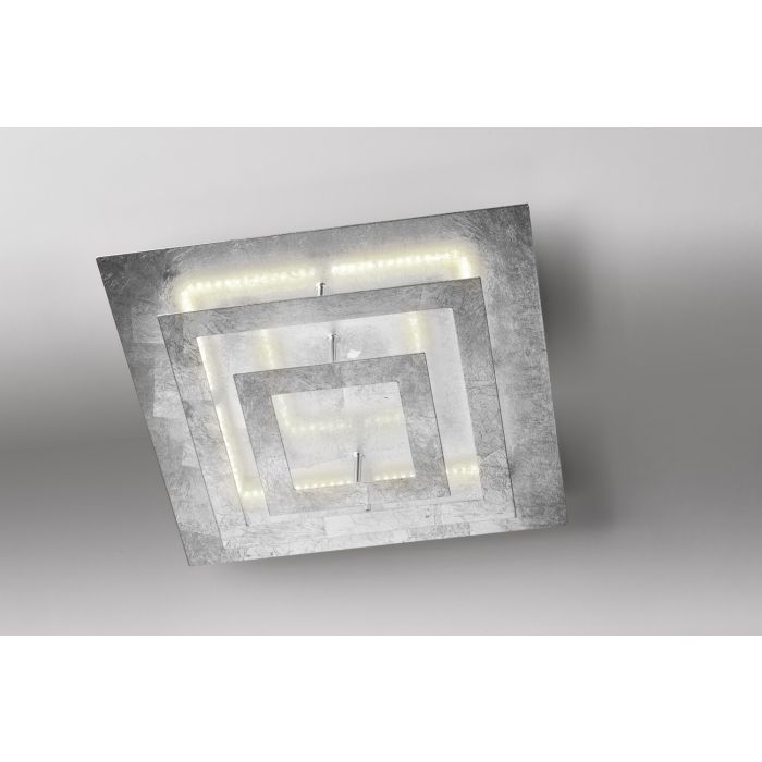 Lupia LED-Deckenleuchte SQUARE 40x40cm Blattsilber 2820-1-39 Lupia LED-Deckenleuchte SQUARE 40x40cm Blattsilber 2820-1-39