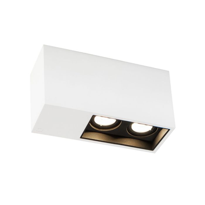 Wever & Ducré 2er-LED-Spot PLANO SURFACE 2.0 LED Weiß Schwarz 2000 - 3000 K 118664E9 Wever & Ducré 2er-LED-Spot PLANO SURFACE 2.0 LED Weiß Schwarz 2000 - 3000 K 118664E9