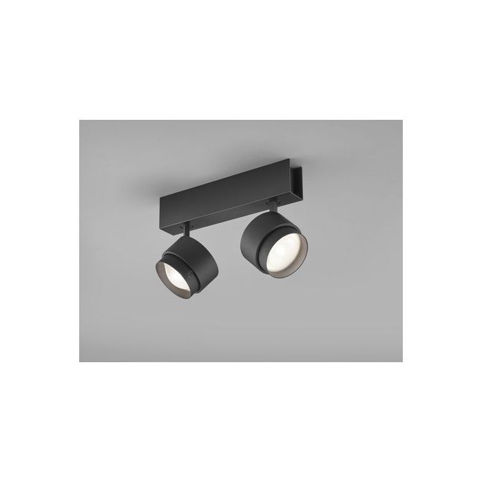 Helestra LED-2er-Deckenspot PONT schwarz 25/2080.22 Helestra LED-2er-Deckenspot PONT schwarz 25/2080.22