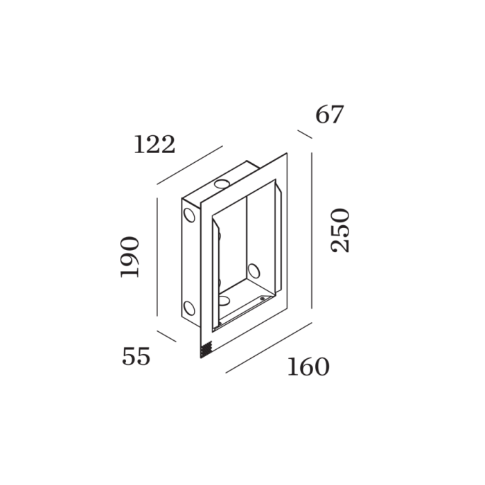Wever & Ducré Zubehör ORIS 2.0 RECESSED HOUSING INCL. PLASTERKIT 90012043 Wever & Ducré Zubehör ORIS 2.0 RECESSED HOUSING INCL. PLASTERKIT 90012043
