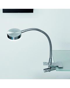 Hausmarke LED-Klemmleuchte LA 4-1134/1 satin