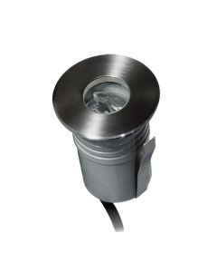 LED-Bodeneinbaustrahler IP67 R 240V1x3W 45° 830 silber