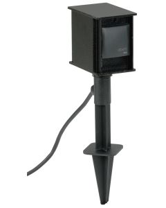 Steckdosenspieß 2-fach Schwarz (für EU-Stecker)