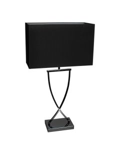 Tischleuchte OMEGA schwarz 69cm