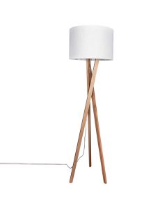 Stehleuchte VEGA 160cm Eiche/weiß