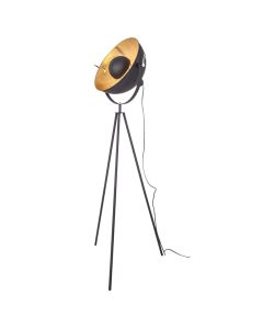 Stehleuchte CAPTAIN MINI 145cm schwarz/gold