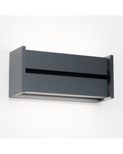 LED-Wandaußenleuchte SLAT 2700K 16W anthrazit