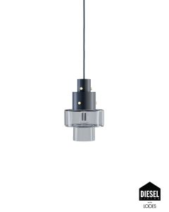 Diesel Pendelleuchte GASK schwarz/transparent 506001