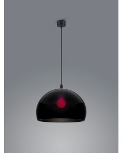 Pendelleuchte DORO Schwarz matt schwarz 40 cm