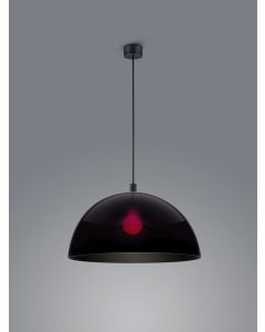 Pendelleuchte DORO Schwarz matt schwarz 50 cm