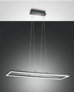LED-Pendelleuchte BARD Anthrazit 92x32 cm