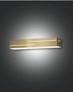 LED-Wandleuchte BANNY Messing satiniert 31 cm