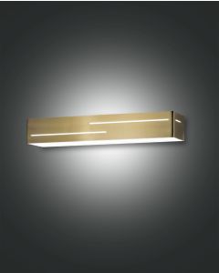 LED-Wandleuchte BANNY Messing satiniert 31 cm