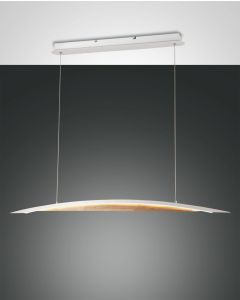 LED-Pendelleuchte CORDOBA weiß Holz