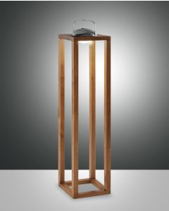 LED-Akku-Stehleuchte BLEND Walnuss 87cm