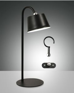 LED-Akku-Tischleuchte ARMANDA schwarz (Set)