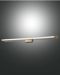 Fabas Luce LED-Wandleuchte RAPALLO 80cm Messing matt 3552-28-119