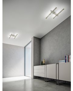LED-Wand-/Deckenleuchte RAKE 65x37cm