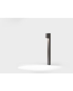 LED-Pollerleuchte CUT dunkelbraun