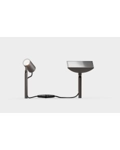 LED-Solar-Erdspießleuchte PIEK MINI braun