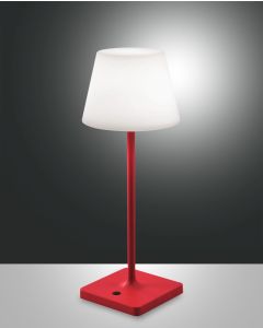 Fabas Luce LED-Tischleuchte ADAM Rot 3701-30-104