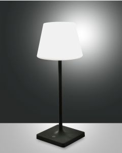 LED-Akku-Tischleuchte ADAM dunkelgrau