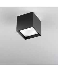 LED-Deckenspot SOLO SQUARE 8cm schwarz/weiß 3000K