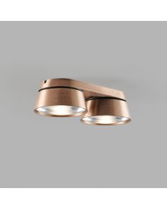 2er-LED-Spot VANTAGE 28x13cm rosegold