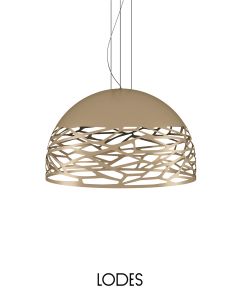 Lodes Pendelleuchte KELLY DOME champagner