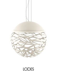 Lodes Pendelleuchte KELLY SPHERE weiß
