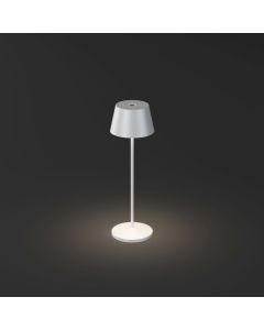 LOOM Design LED-Akku-Tischleuchte MODI Weiß 820-002