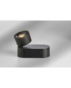 Lupia Licht LED-Akku-Leuchte BLOC schwarz 2245-1-55