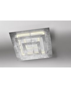 Lupia LED-Deckenleuchte SQUARE 40x40cm Blattsilber 2820-1-39