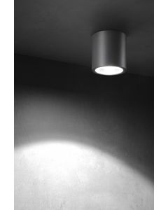 LED-Deckenaußenleuchte TUBUS anthrazit