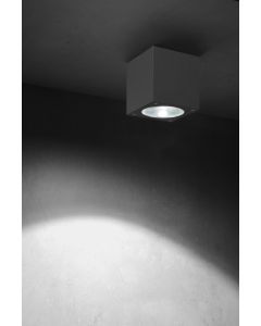 LED-Deckenaußenleuchte KUBUS anthrazit