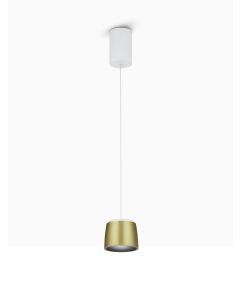LED-Pendelleuchte OVE Weiß gold