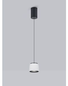 LED-Pendelleuchte OVE Schwarz weiß