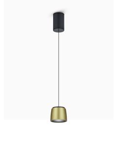 LED-Pendelleuchte OVE Schwarz gold