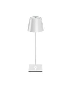 Sigor LED-Akku-Tischleuchte NUINDIE weiß rund 4501101