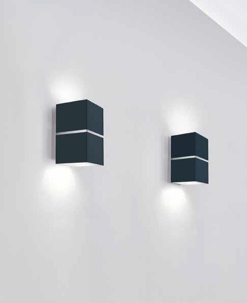 Icone Minitallux LED-Wandleuchte DARMA 20AP graphit/weiß 2700K DARMA-AP20TOBI27K