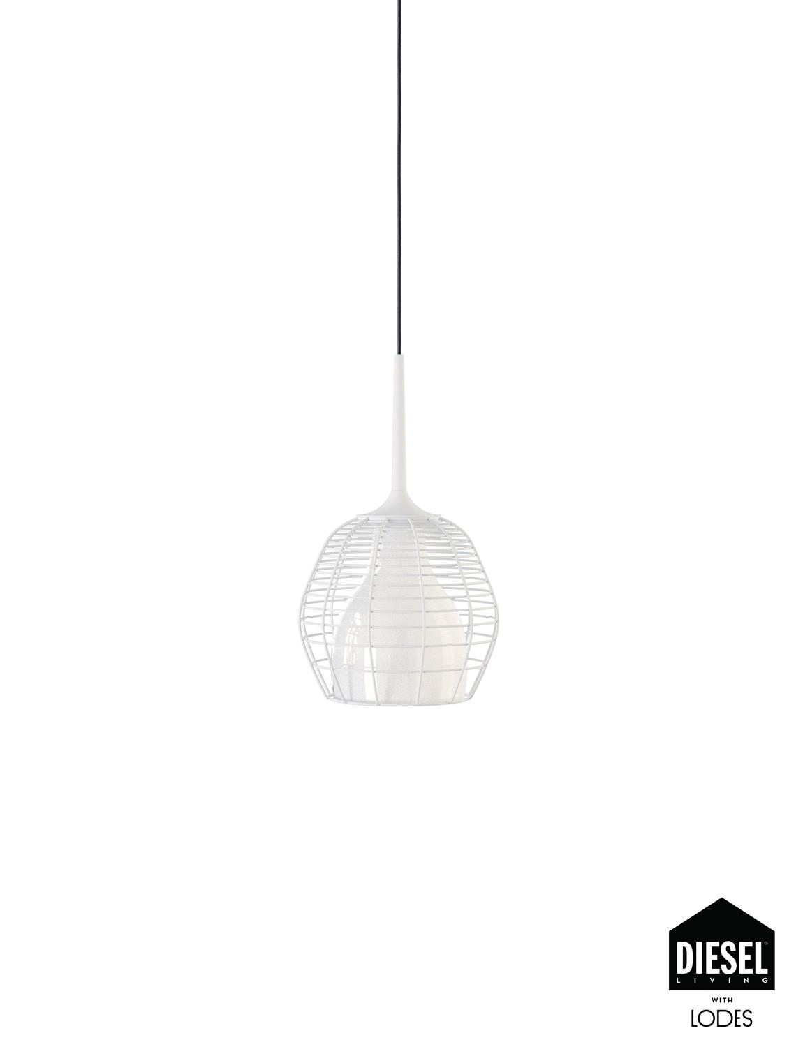 Diesel Leuchten Pendelleuchte CAGE weiß 27cm (ohne Baldachin) 50110 1600