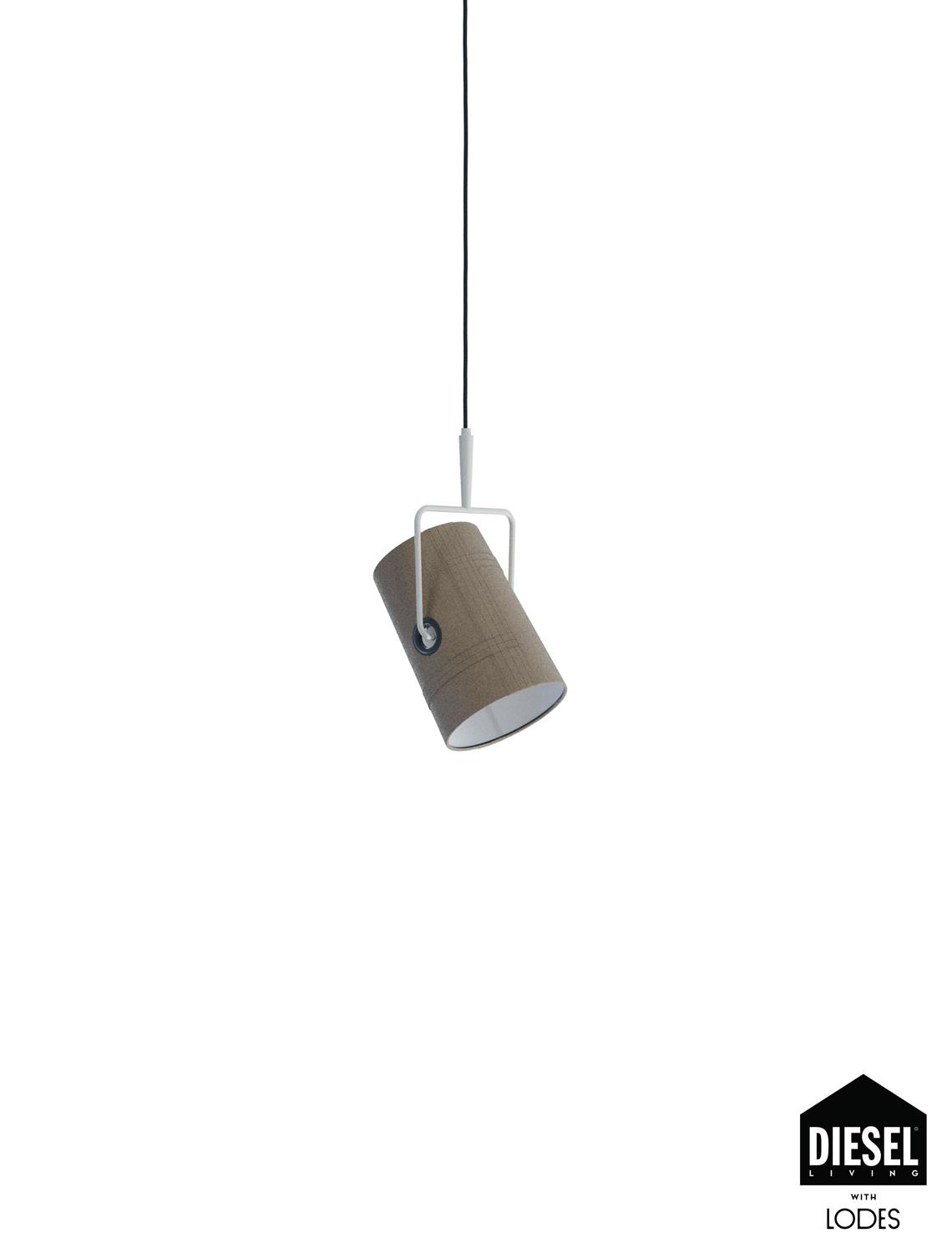 Diesel Leuchten Pendelleuchte FORK ivory/grau (ohne Baldachin) 50510 2600