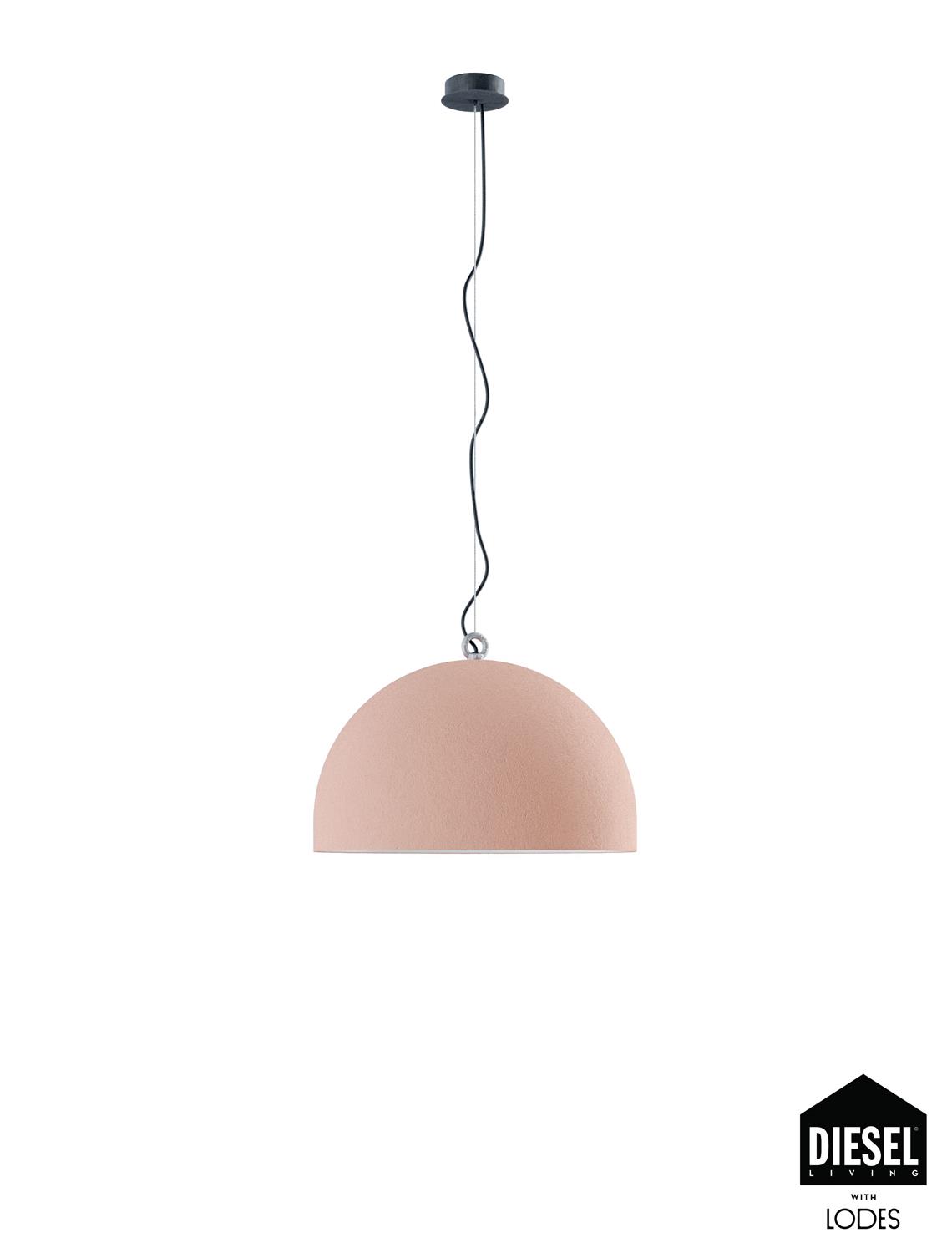 Diesel Leuchten Pendelleuchte URBAN CONCRETE rosa 60cm (ohne Baldachin) 50222 6100