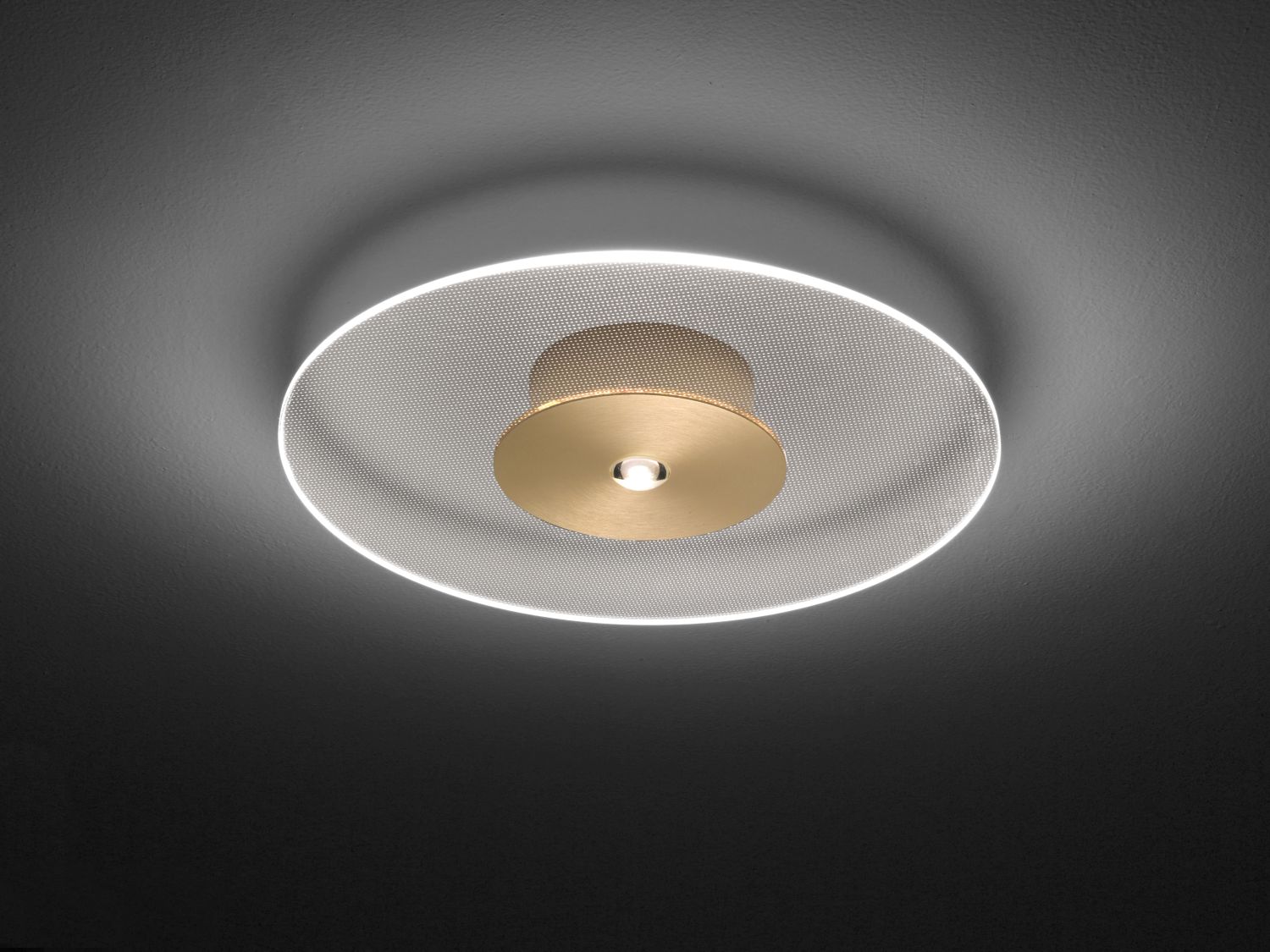 Elesi Luce LED-Deckenleuchte AIR Messing 50cm 4000K IP20 03407OSDNXXXX