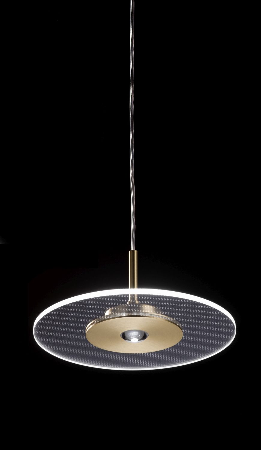 Elesi Luce LED-Pendelleuchte AIR Messing 22,5cm 4000K 03431OSDNXXXX