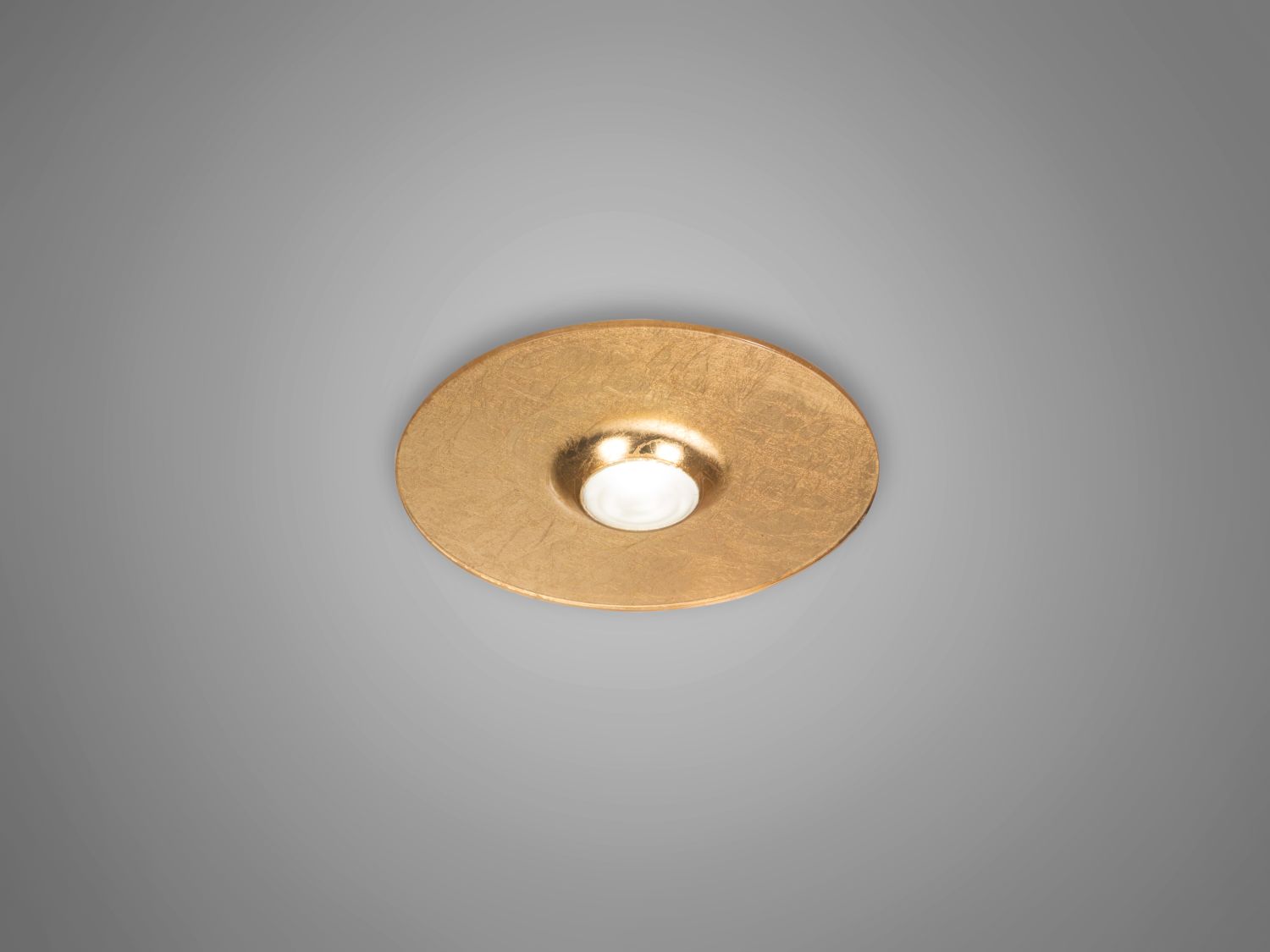 Elesi Luce LED-Einbauleuchte MIR Blattgold 20cm 4000K IP20 00705XXDNXXFO