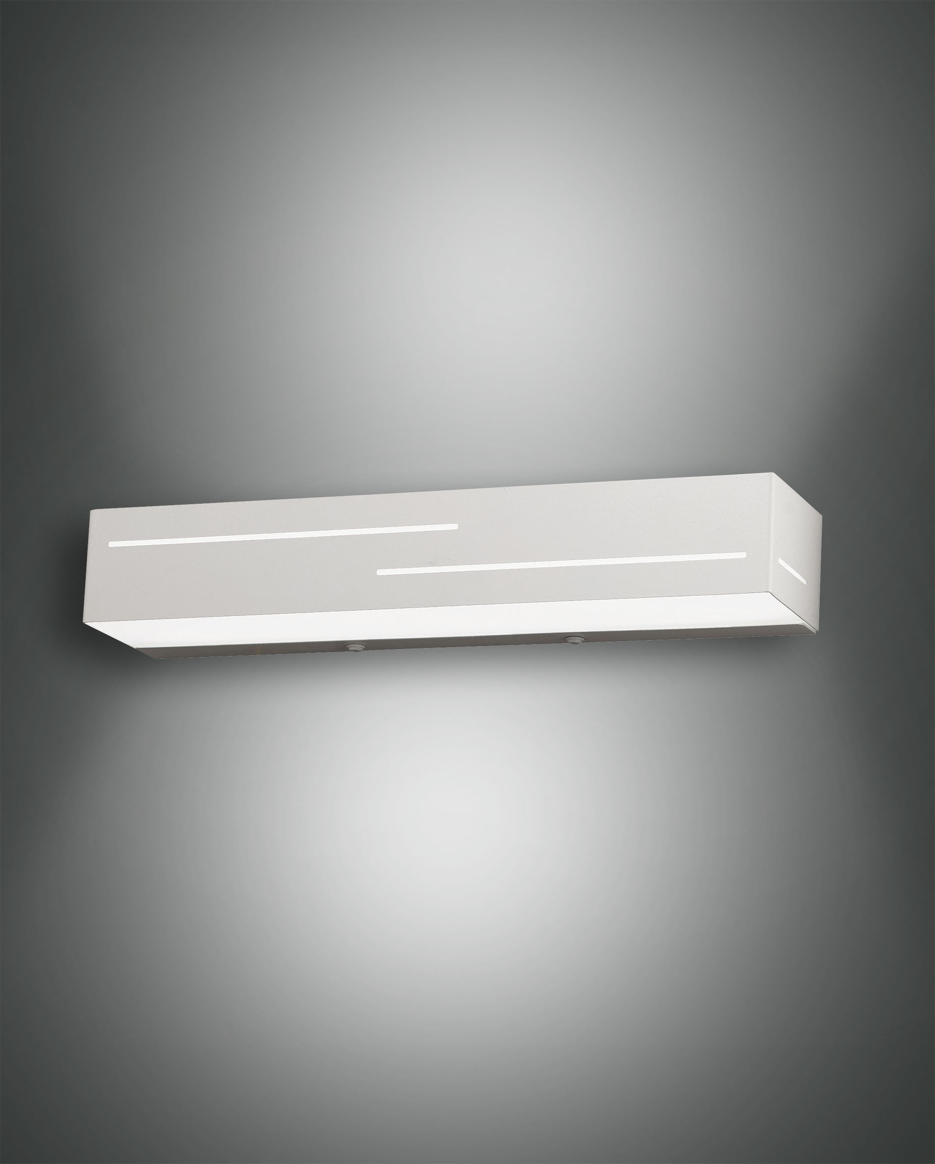 Fabas Luce LED-Wandleuchte BANNY weiß 31cm 3618-21-102