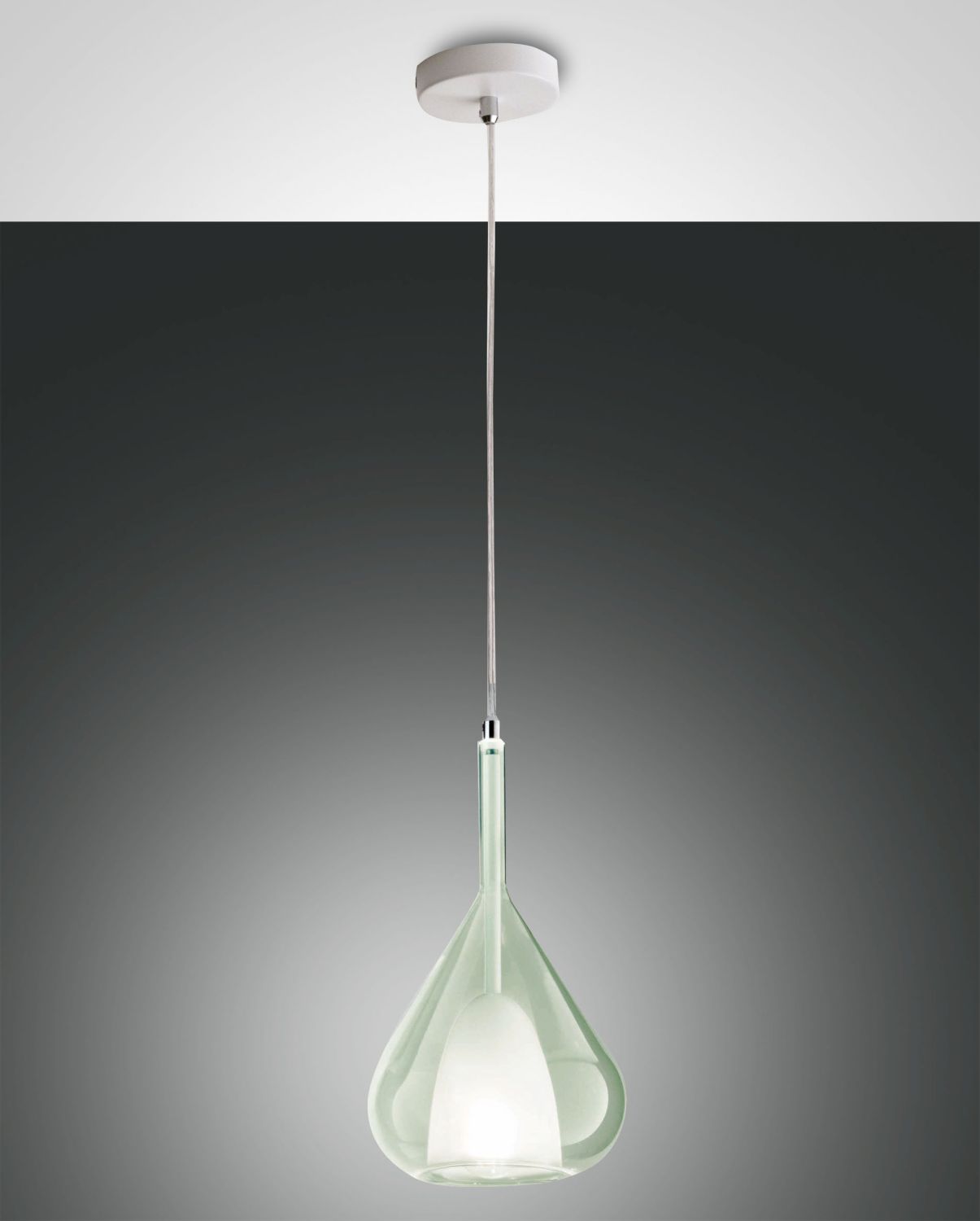 Fabas Luce Pendelleuchte LILA 20cm grün 3481-40-140
